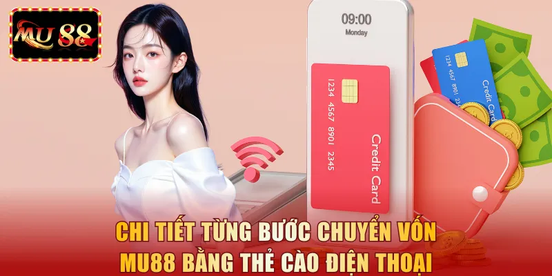 Chi tiết từng bước chuyển vốn MU88 bằng thẻ cào điện thoại